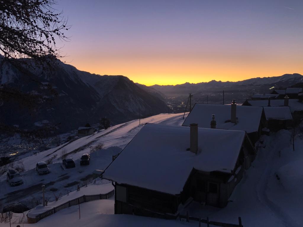 Sonnenuntergang: Ein Traum auch im Winter